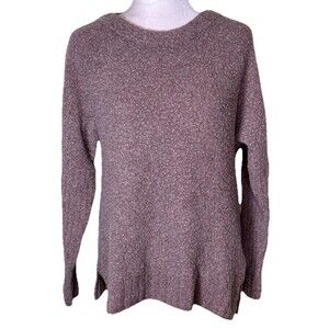 Sleeping on Snow Women Taupe Bouclé Knit Sweater Minimalist Quiet Luxury Cozy XS